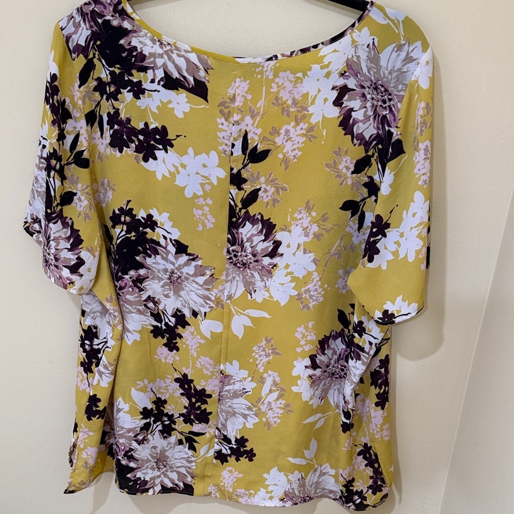 George Women's Top Floral short sleeve blouse Size 16-18 - Picture 5 of 8